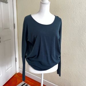 O/S Onzie long sleeve, open back top